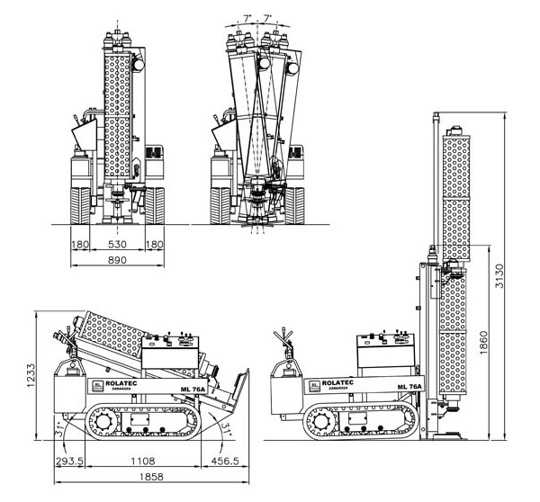 Rolatec ML-76 Plano de conjunto